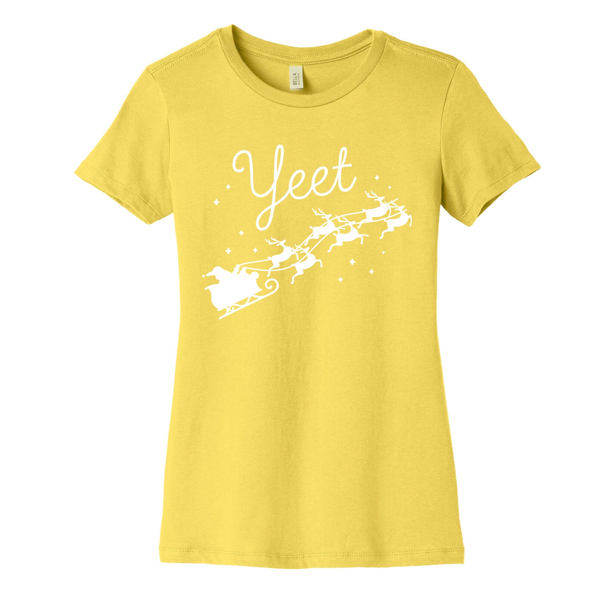 Yeet Santa Sleigh Women's Cotton Tee